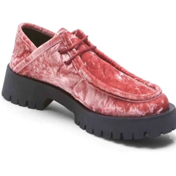 Free People Velvet Convertible Oxford Shoes Sz 38 - Picture 3 of 9